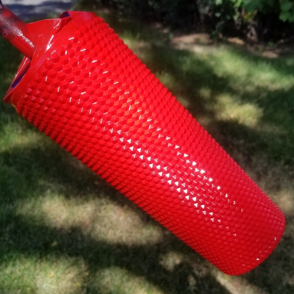 🆕️Starbucks, Custom, Apple Red Studded Tumbler - Picture 9 of 10